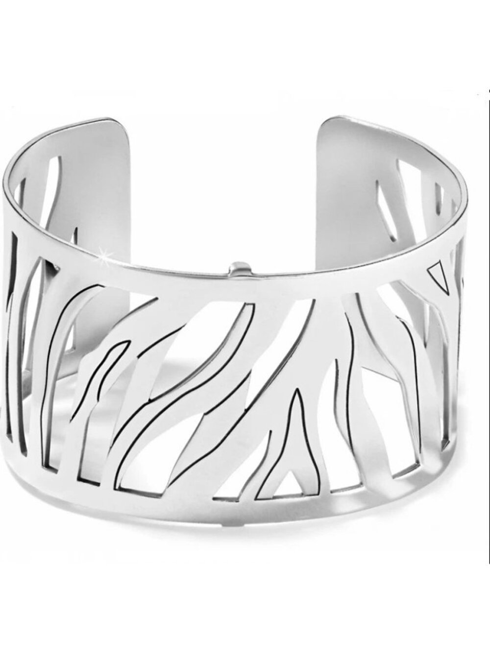 Brighton Christo Johannesburg Wide Cuff Bracelet Silver $58 JF2990  NWoutlet tag